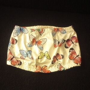 Butterfly Print Crop Top